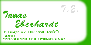 tamas eberhardt business card